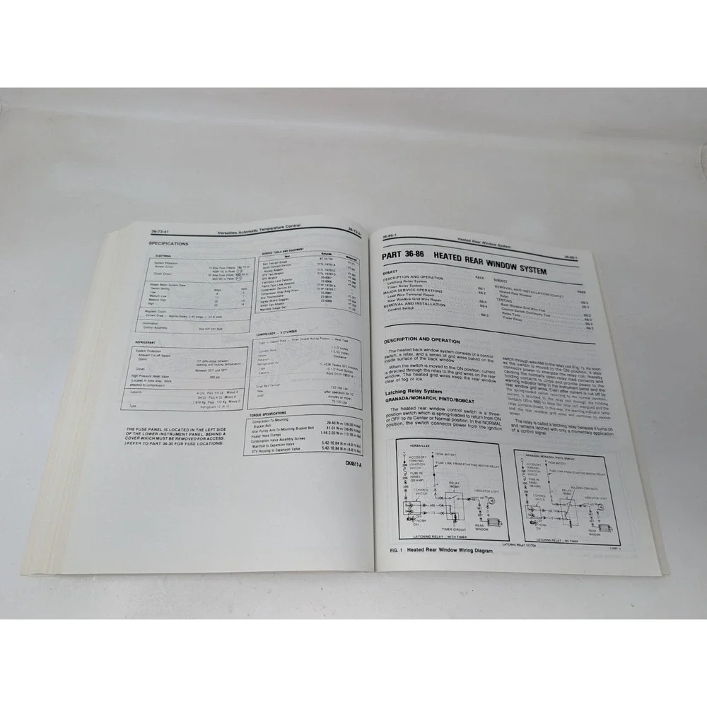 1980 Ford Car Shop Repair Manual‎ Electrical Mustang Capri Pinto OEM Original